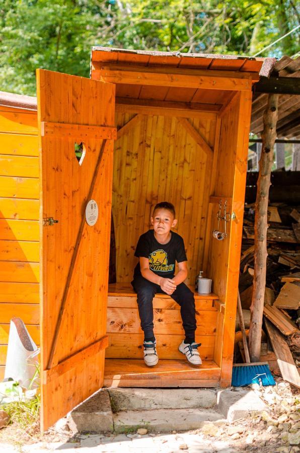 Cozy Wood Hut On The Farm Villa Trebivlice Dış mekan fotoğraf