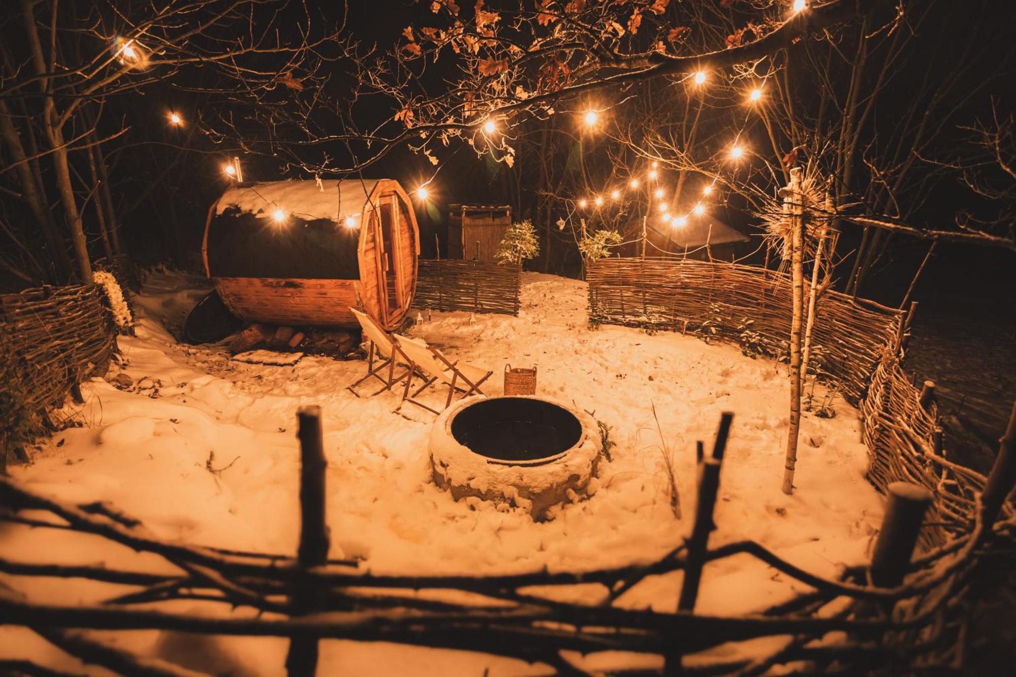 Cozy Wood Hut On The Farm Villa Trebivlice Dış mekan fotoğraf